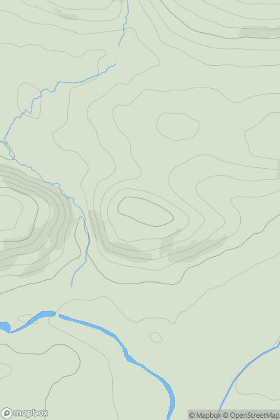 Thumbnail image for Castle Hill [South West England] [SS672287] showing contour plot for surrounding peak